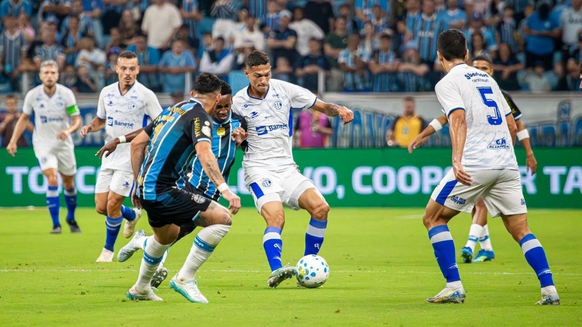 Grêmio bate Confiança na Copa do Brasil - Foto: Vitória Bueno