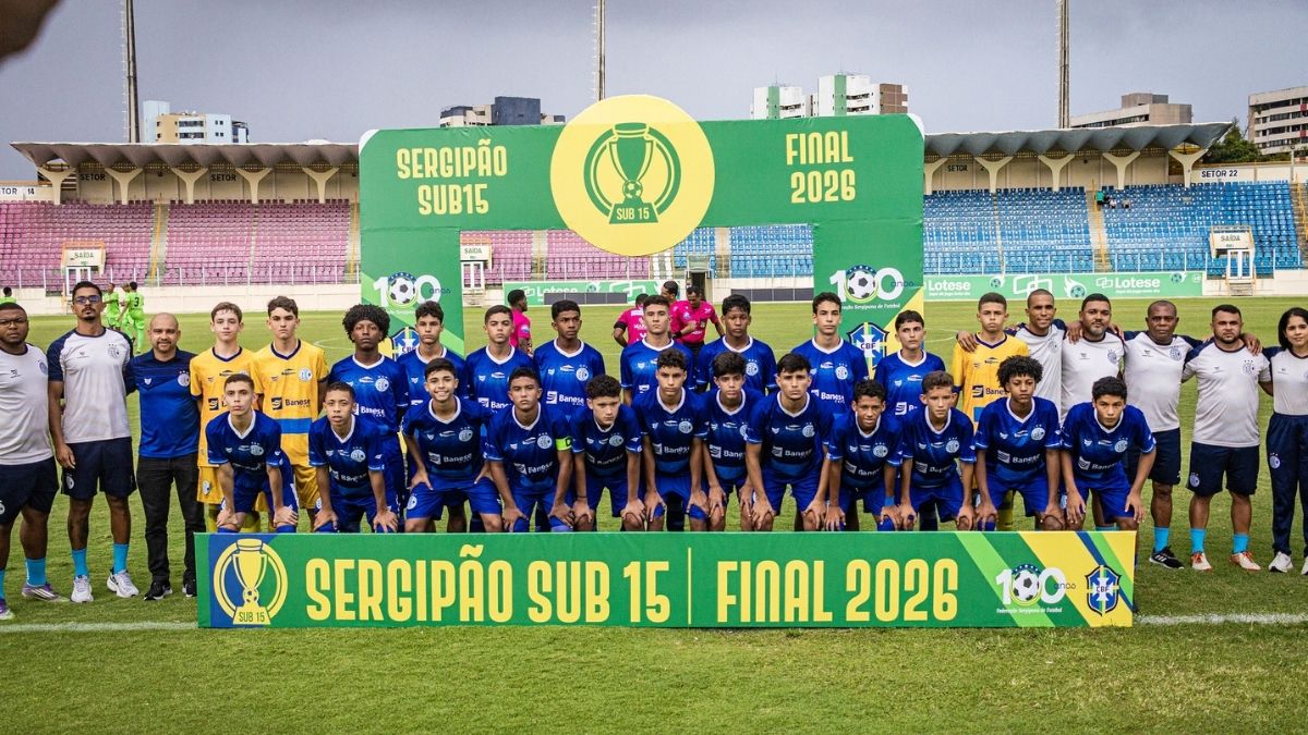 Confiança conquista Campeonato Sergipano Sub-15 — Foto: Sérgio Luís/ADC