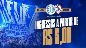 Confiança baixa ingressos para R$ 5 em clássico decisivo contra o Itabaiana