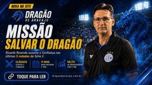 Ricardo Resende assume o Confiança e transforma reta final da Série C em “cinco finais”